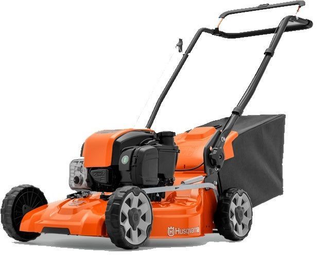 картинка Газонокосилка Husqvarna LC 153P несамоходная (B&S 650EXI, 163 см³, 2.4 кВт, стальная дека 53 cм, сбор в травосборник (65 л), боковой выброс. Мульчирование BioClip® - опция) от магазина Сарай